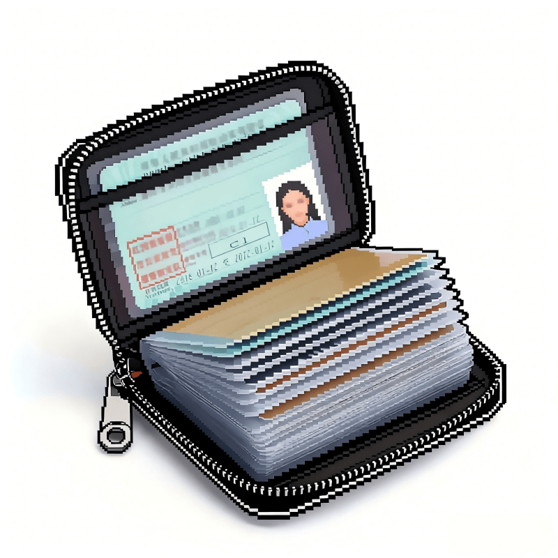 TEMU 1pc Women Slim Rfid Blocking Wallets, Synthetic Leather Holder With 11 Card Slots 2 Id Windows, Minimalist Wallet For , Gift