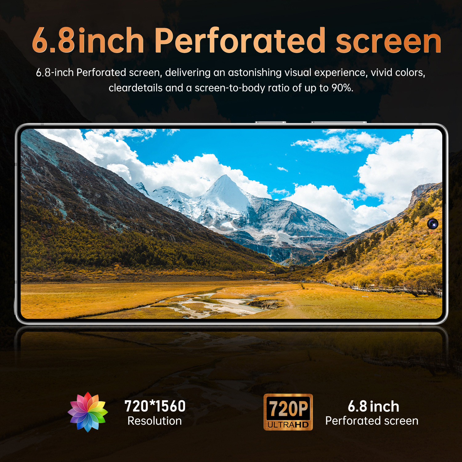 Професионален 5G Отключени Мини Таблет Смартфон, 6.8-инчов Дисплей, 8GB RAM 256GB Памет, Смартфон с Android 12 и Стилус E-Pen, 16MP Камера, 4000mAh, Двойна SIM Карта за Работа и Производителност