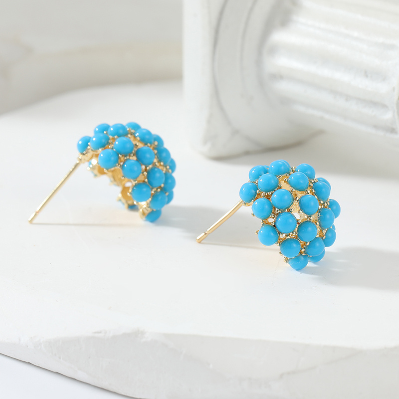 Women's Vintage Ethnic Style Flower Shape Earrings