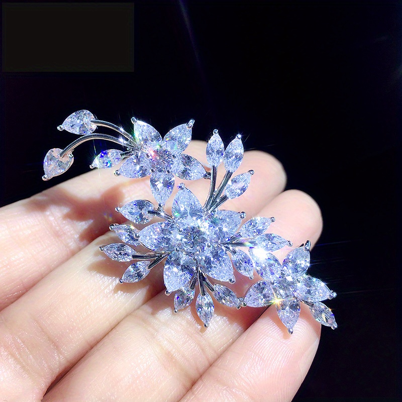 

Brooch Zirconia Korea And Pin For Women