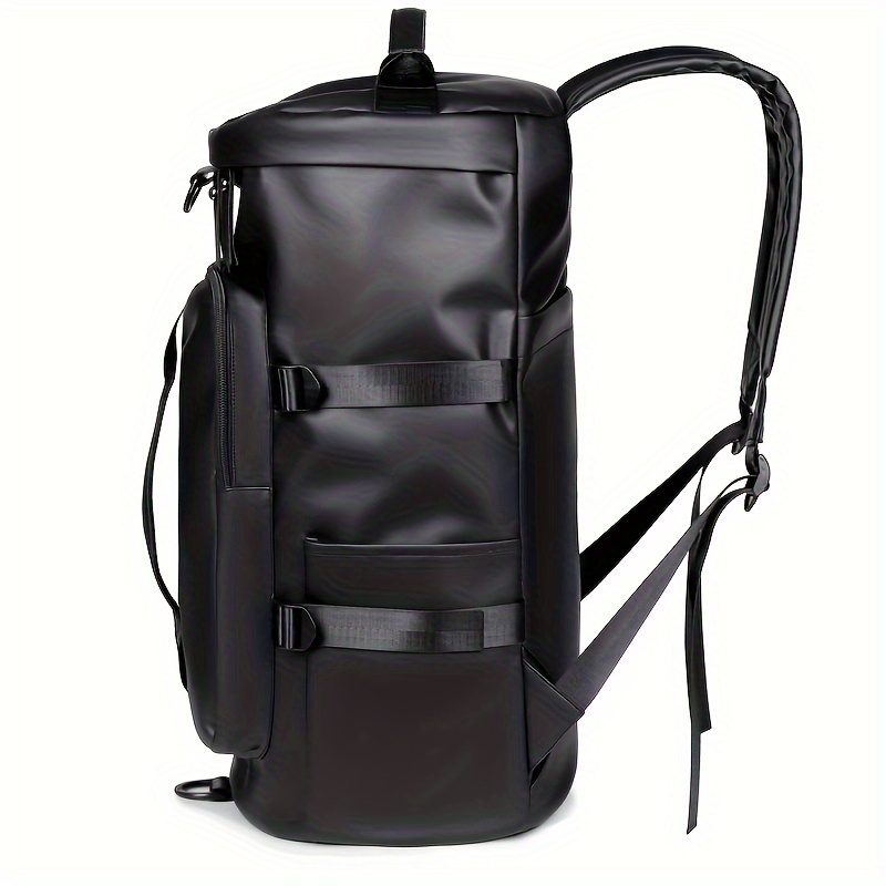 Outdoor Men'S Large Capacity Convenient Backpack And Handbag, Black, Gray Casual Backpack, Multiple Carrying Methods, Suitable for Fitness Travel Multi-Purpose Backpack Ideal Gift
