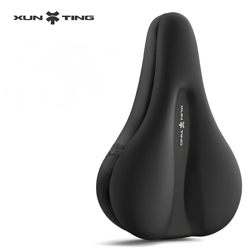 Xunting (for &) Heavy-duty Shock-absorbing Bike Seat Cover With Memory Foam Cushion, Anti-slip Silicone Cover & Adjustable Magic Tape/drawstring Closure - Fit For, Motorcycle, E- ()