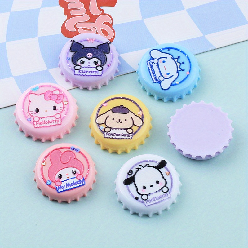 10pcs character resin bottle caps cute cartoon Temu Oman
