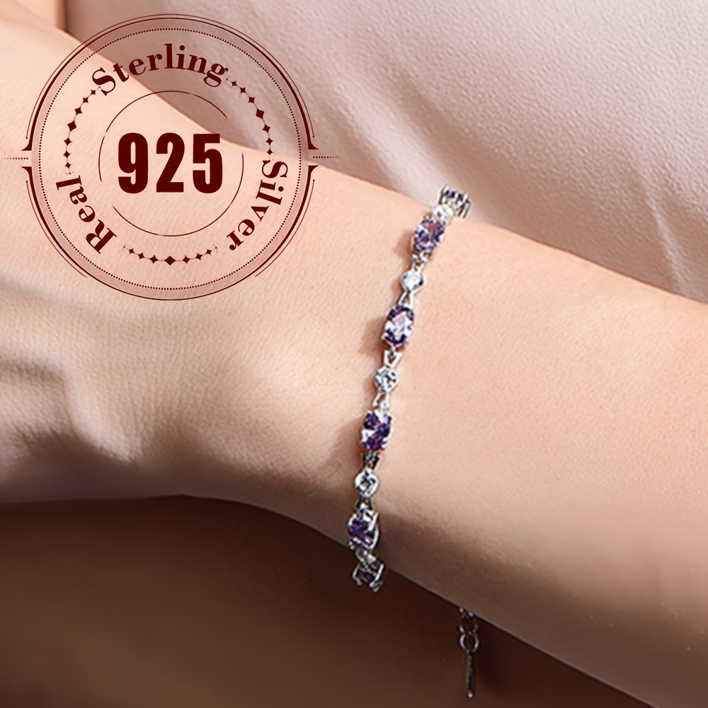 925 sterling silver bracelet for women with   elegant   silver plated daily gift wear   suitable details 5