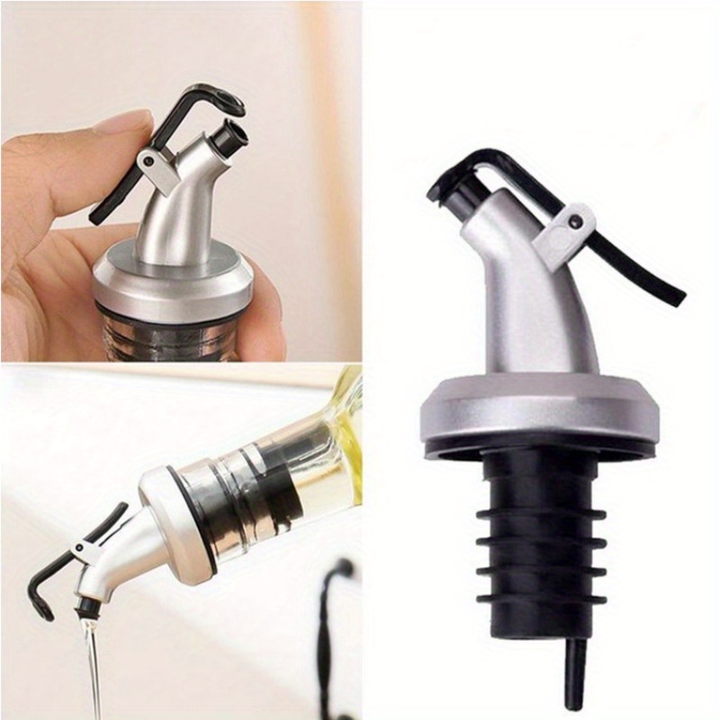 

Leak-proof Kitchen Bottle Stopper - Fit For Oil, & Vinegar | Plastic Pourer Nozzle