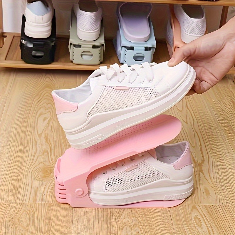 10pcs Adjustable Storage Shoe Slots for Space-Saving Organisation
