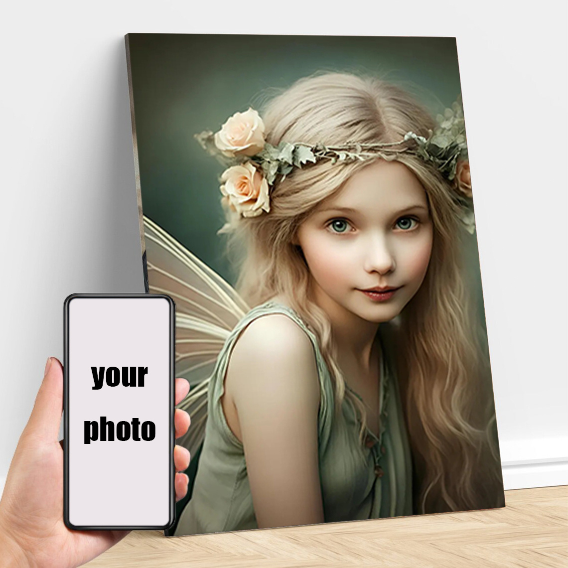 

Custom Fairy Wall Art - Personalized Photo Canvas, Home Decor & Unique Birthday Gift