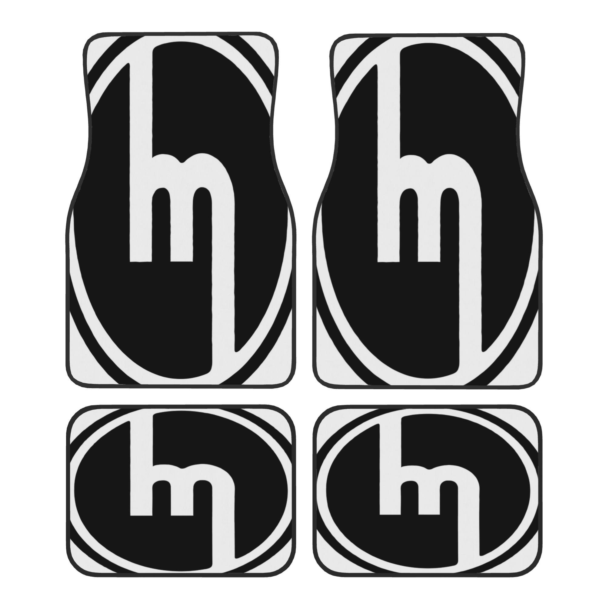 TEMU 4pcs 60' Car Mats - Durable, Vehicle-friendly, Retro Style, Wear-resistant, Ideal Gift For Vehicle , Ideal For Thanksgiving, Halloween And