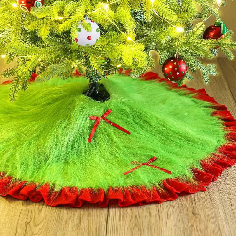 TEMU Christmas Stockings Made Of Polyester Fabric, Plush Tree Skirt, And Festive Home Decor Party Additions - A Universal Christmas Design That Does