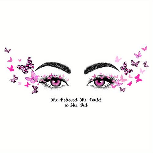 eyes eyebrows and wall stickers living room bedroom room dining room entrance hall home decoration wall stickers removable