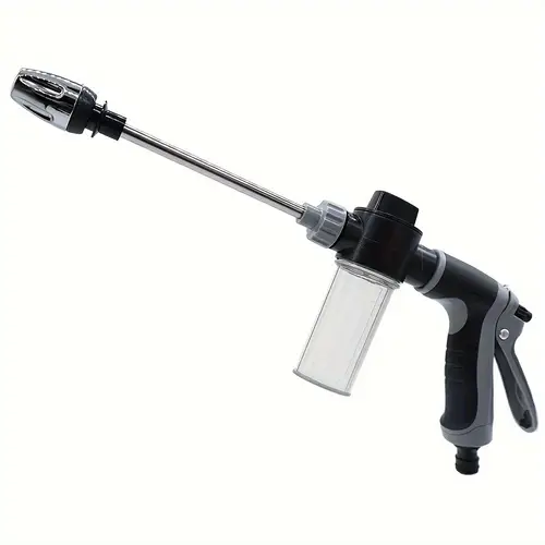 high pressure car wash spray gun with foam bottle adjustable thick rod 3 4 1 2 quick watering