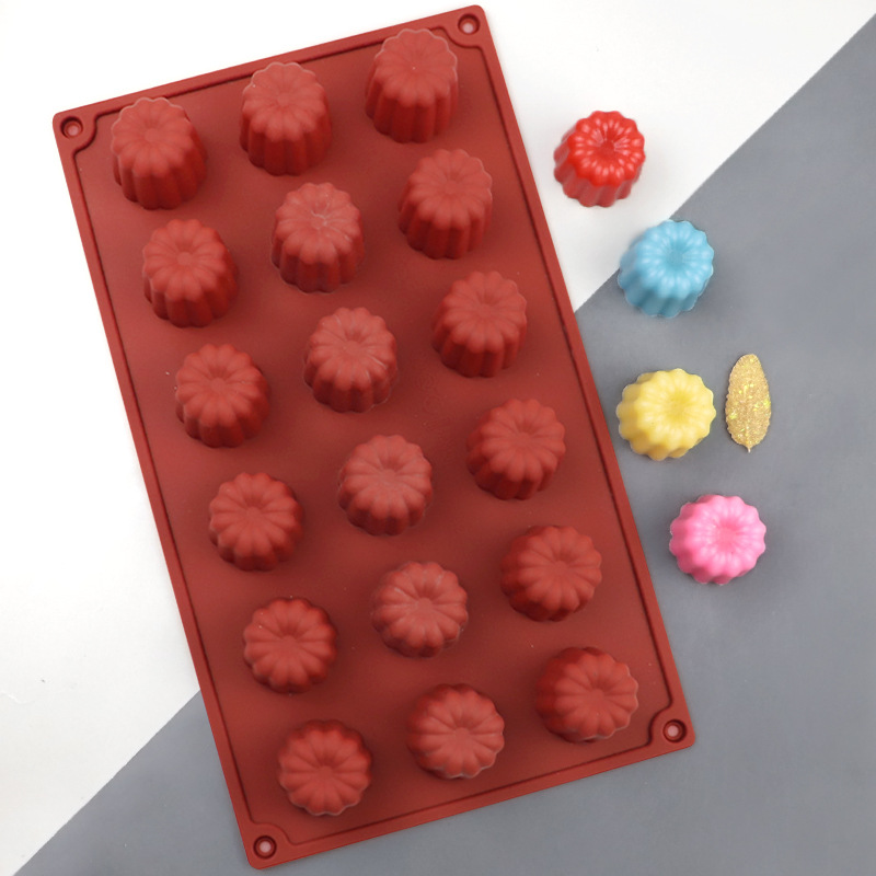 TEMU 1 moule à gâteau spécial et original en silicone de tube de fleur, moule à chocolat, moule à gâteau à mousse fait à , moule à biscuits en