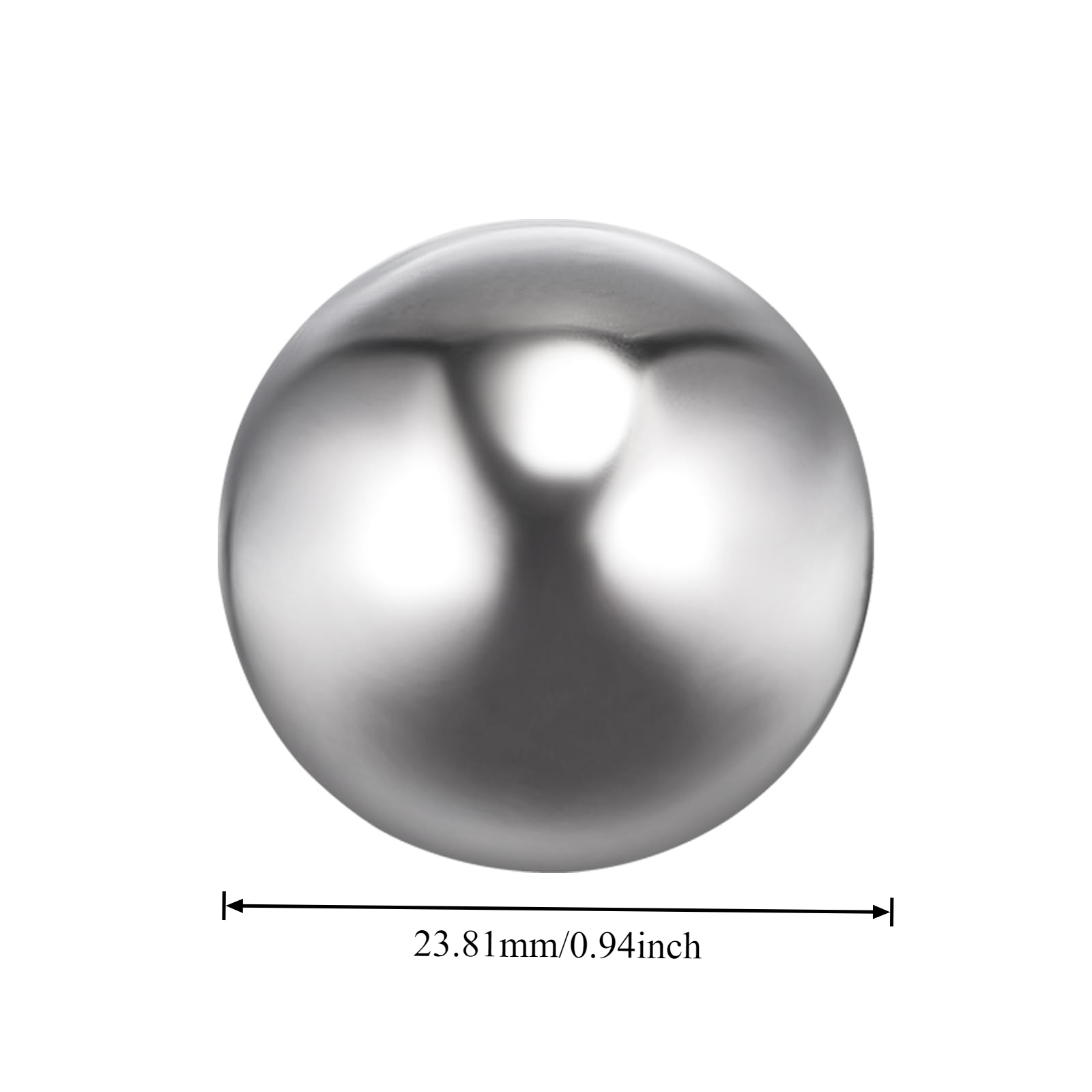 TEMU 23.81mm (15/16 Inch) Carbon Steel Bearing Balls - For Industrial Bearings, Conveyor Systems & Machinery