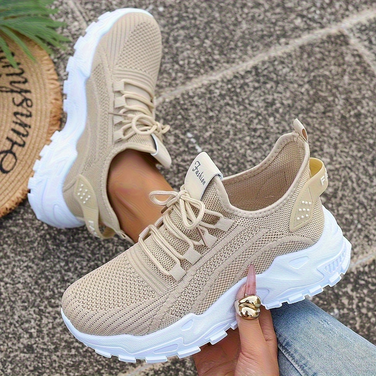 womens breathable knit running shoes lightweight low cut sneakers with soft pvc sole eva cushioning slip on fabric upper for   fitness walking casual wear comfortable fashion sneakers with arch support ladies sneakers fitness footwear   cushioned eva sole