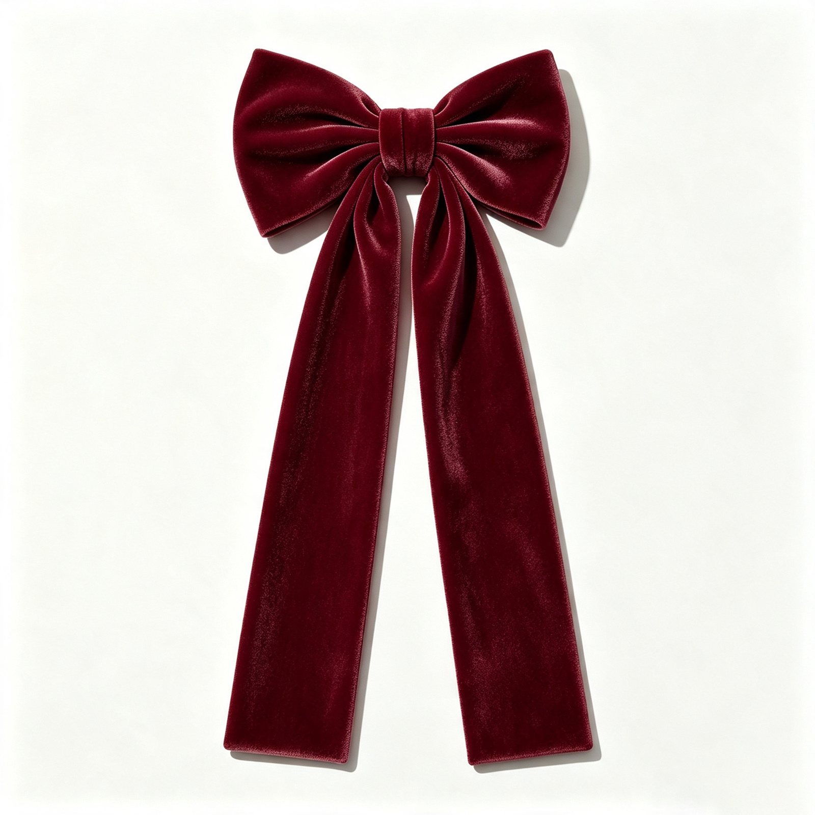 TEMU 1 Set Velvet Large Bow 40cm*170cm, Wedding, Birthday, Christmas Tree, Wall And Door Hanging Decorative Bow, In Red, Pink, And White, , Holiday