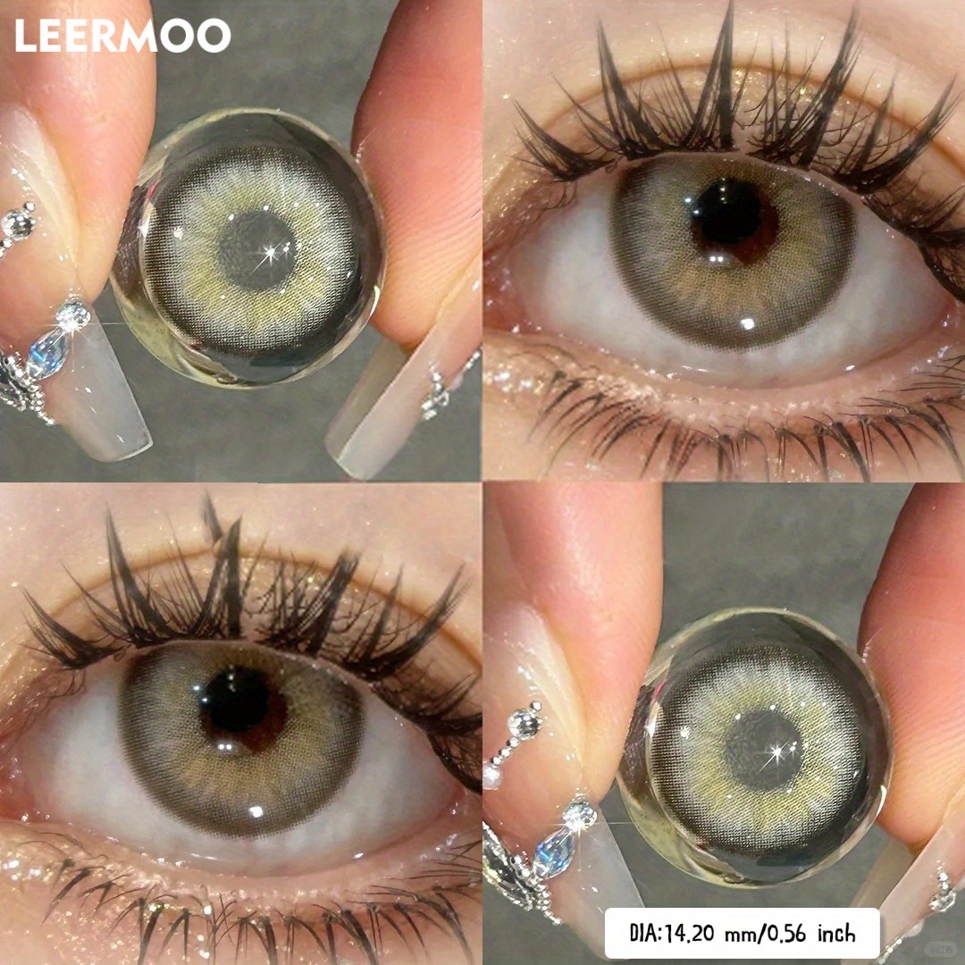   1 pair eye   green         jade 14 20mm for daily wear cosmetic grey  es yearly disposable 0