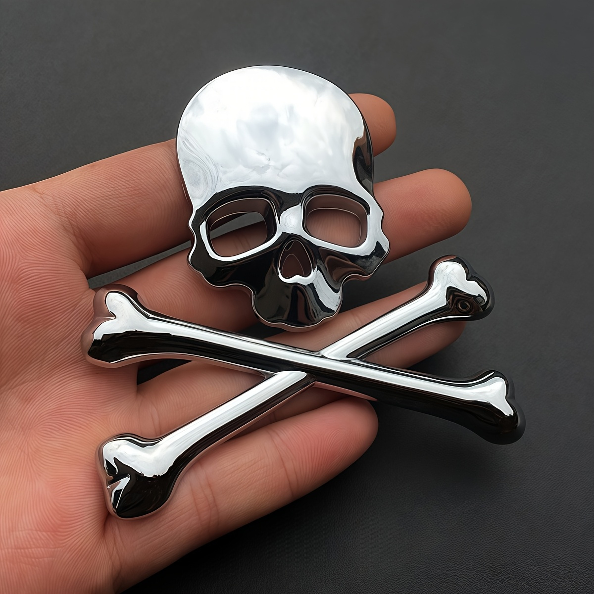 Image of 3d Metal Badge Stickers For Cars And Motorcycles, Suitable For Fenders And Hoods, Compatible With Bicycles, Cruisers, Pop Bikes, And Cutters