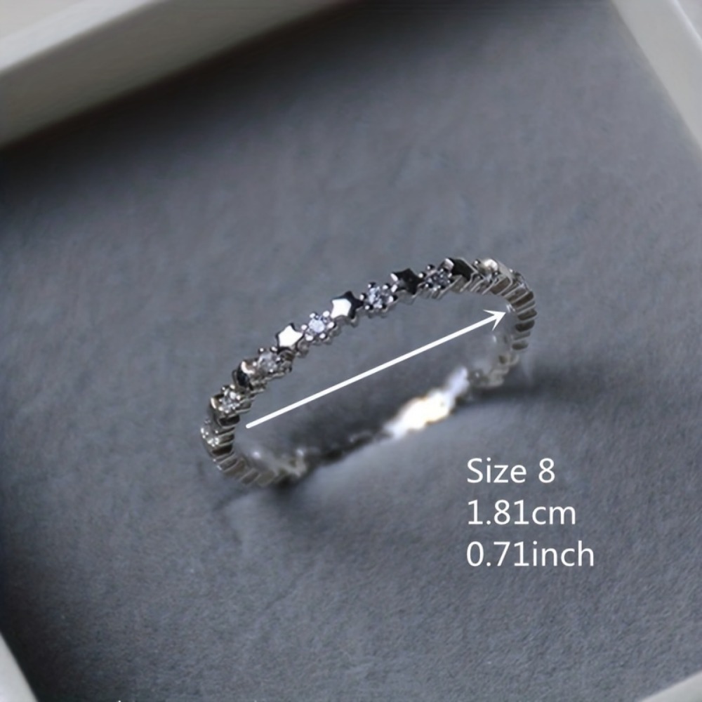 Women's Plated Star Ring — Minimalist Stackable Design