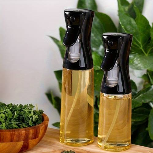 household air fryer oil spray bottle for high pressure continuous oil spraying including an edible oil injector and a distributor for olive oil this kitchen kettle is perfect for salad frying barbecuing and baking