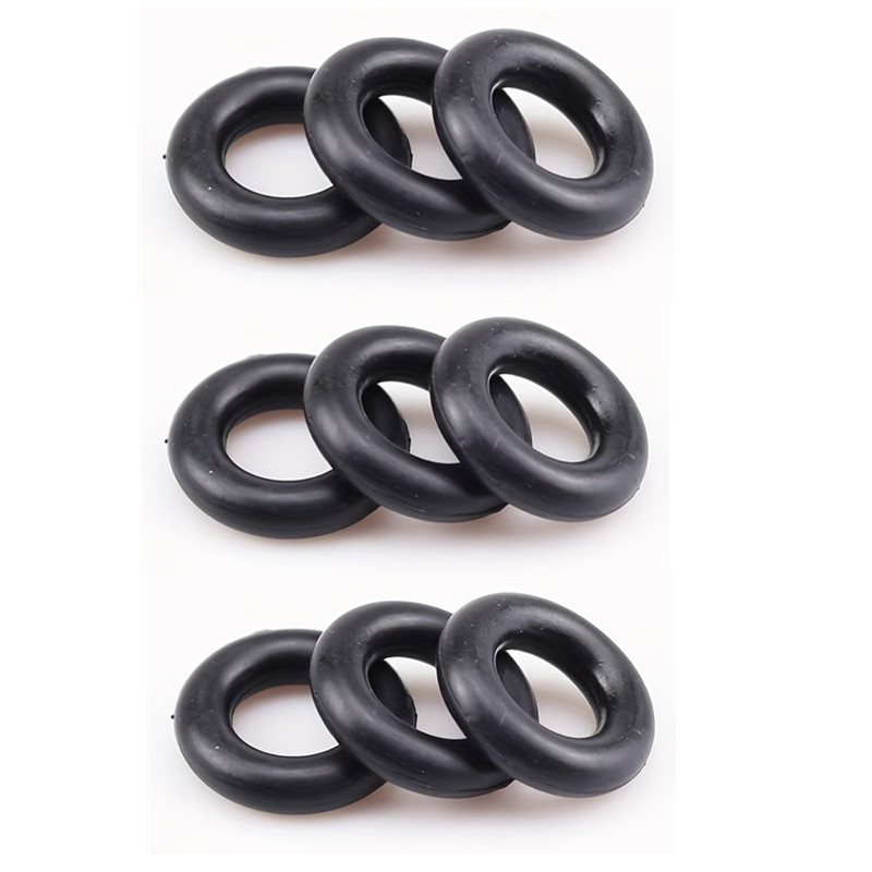 TEMU 9 piezas de anillos de goma para máquinas de coser vintage, anillos de cuero para bobinadoras de hilo, anillos de goma para máquinas de coser