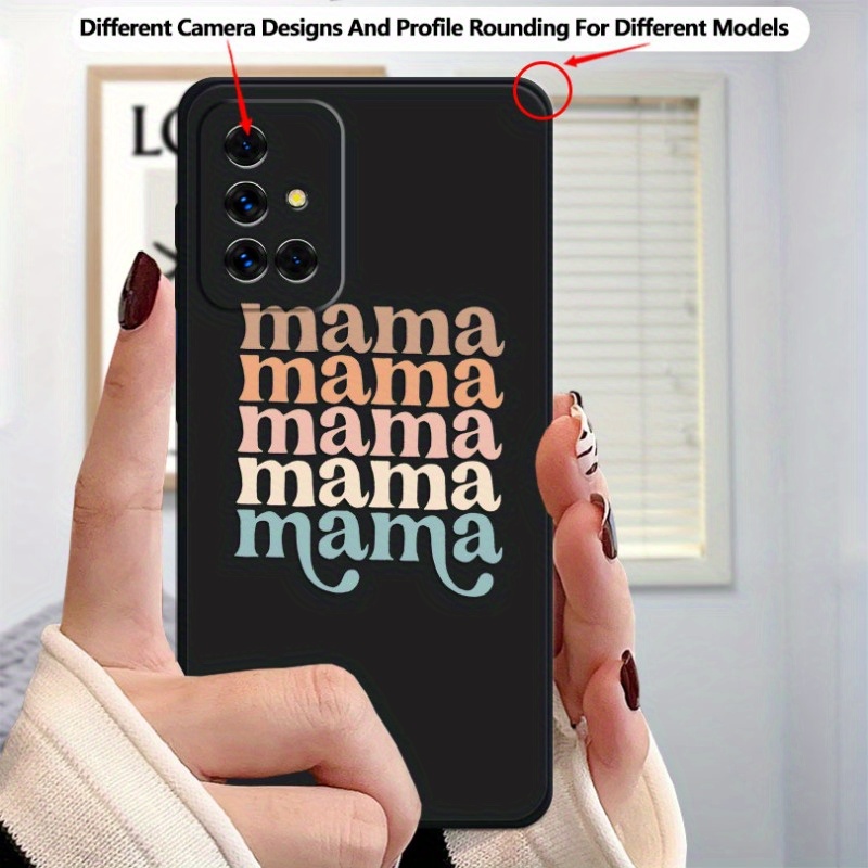 fashionable phone   featuring a letter from mom compatible with   samsung galaxy models including a36 a25 a16 and more