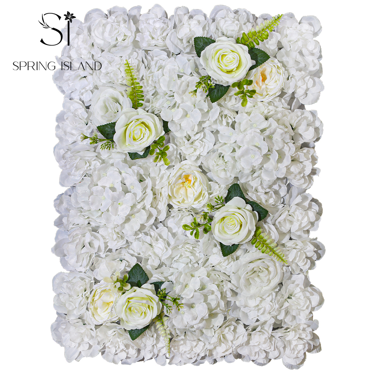 TEMU 1 pz Sfondo a Parete con Fiori Artificiali , con Fiori Pieni e Tridimensionali dalla Texture Delicata e Installazione Facile. per Decorazioni di