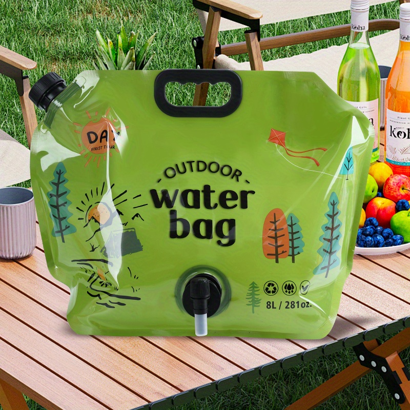 TEMU 1pc 2026 /summer Outdoor Cycling Handheld Hydration Bladder, Mountaineering Water Bag, Outdoor Water Storage Device, With Reinforced Drop-proof