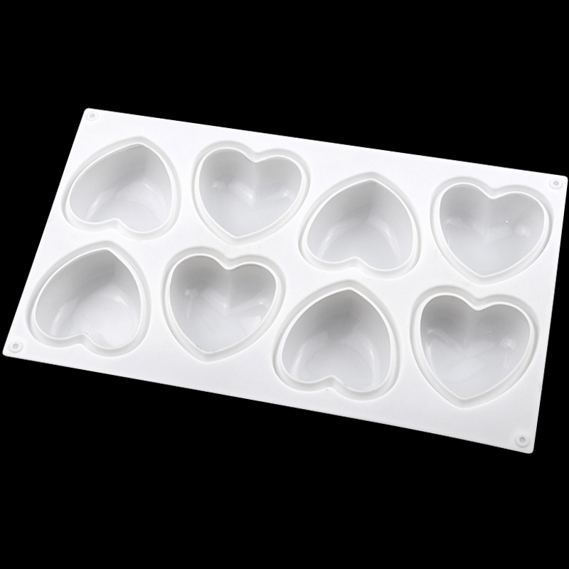 Image of 1pc For 8pcs Heart-shaped Mold Mold Mold Grade Mold