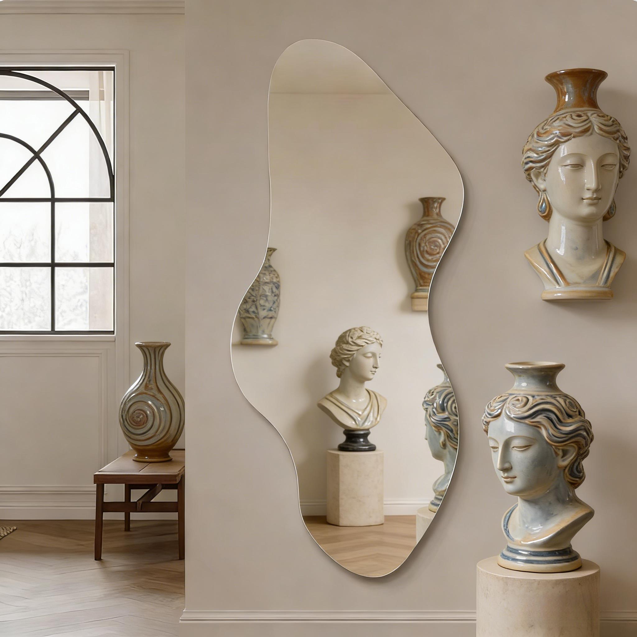 Wall-Mounted Dressing Mirror, Full-Length Luxury Design
