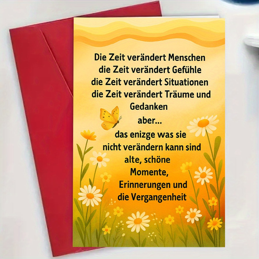 1pctime People Feelings But And Past Moments Perfect Ideal Greeting Card For And Special Occasionsenvelope Greeting Card