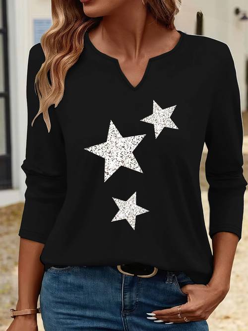 item picture 058 womens spring autumn casual long sleeve t shirt v neck long sleeve t shirt casual comfortable and versatile top