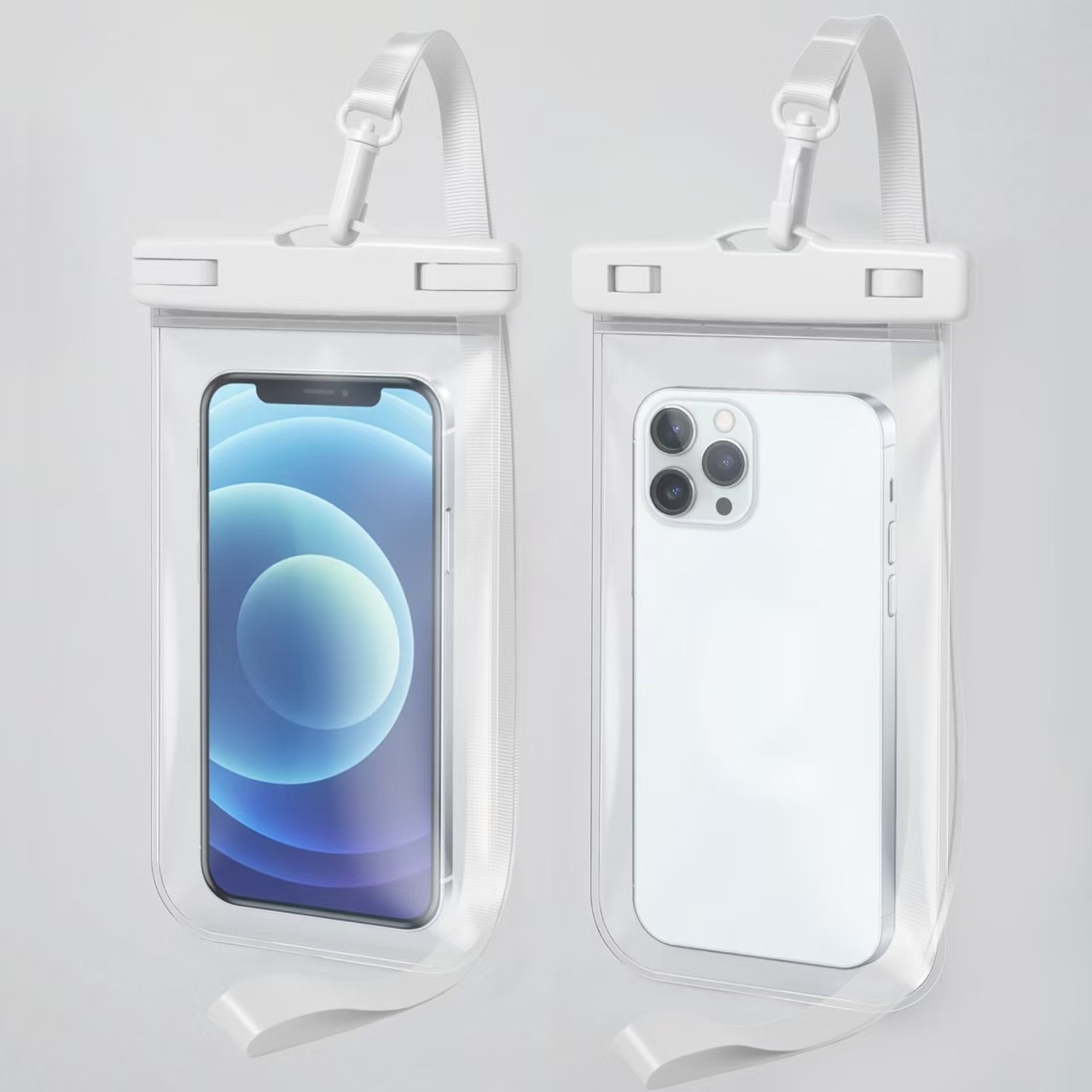 TEMU 2 Sacs de Couleur Aléatoire, Sacs Téléphone Universels, Étuis de Téléphone de Natation Sous-Marine, Sacs de Téléphone de Plage, Sacs de Sport