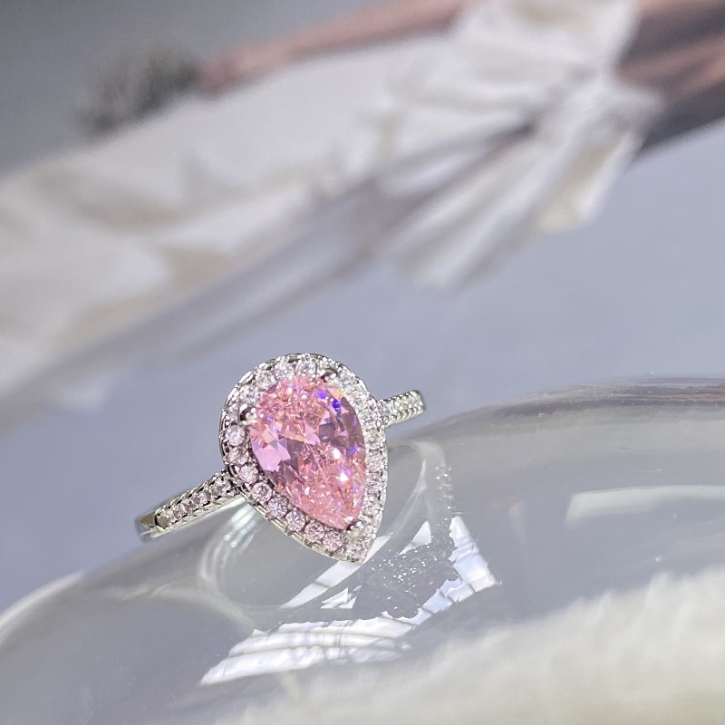 TEMU Retro Style Synthetic Cubic Zirconia Open Adjustable Ring, Exquisite Women's Charm Jewelry, Elegant Adjustable Ring, Luxurious Bride Stunning