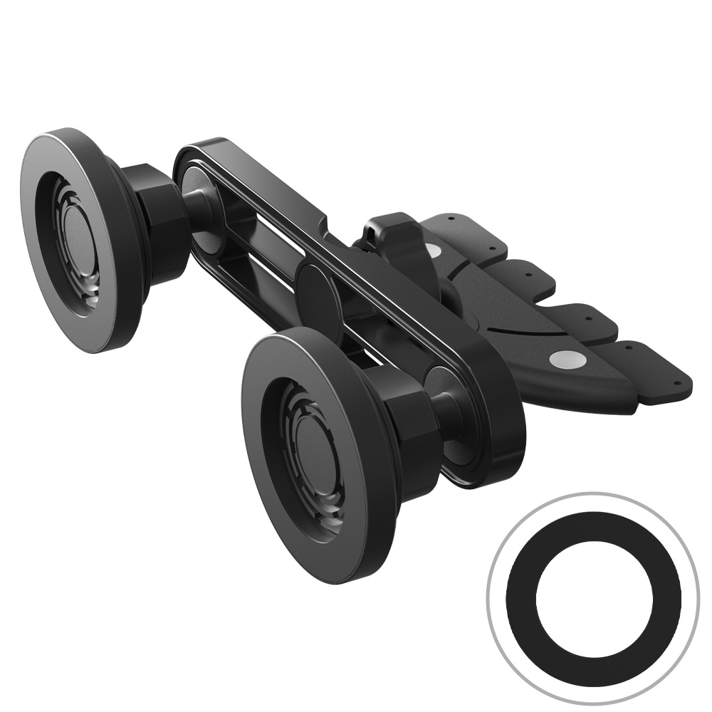 TEMU Universal Car Phone Holder Dual-phone Cd Slot Magnetic Mount 360 Sturdy Design For Iphone 17 16 15