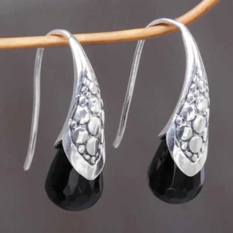 Boucles D'oreilles Vintage Années 1970 - Style Rétro Multicolore - Occasion En Bon état - Bijou Ancien