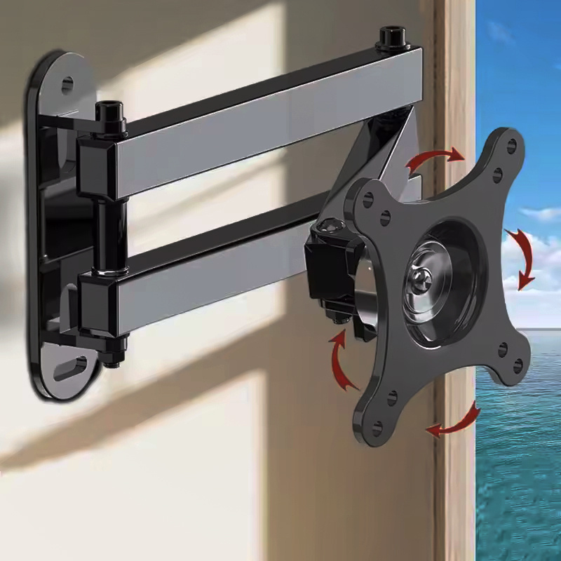 E-shop BEDEE 15-32 Zoll TV-Wandhalterung - Drehbar, Neigbar, Ausziehbarer Kohlenstoffstahl-Monitorhalter mit Mehreren Montageoptionen für Fernseher &