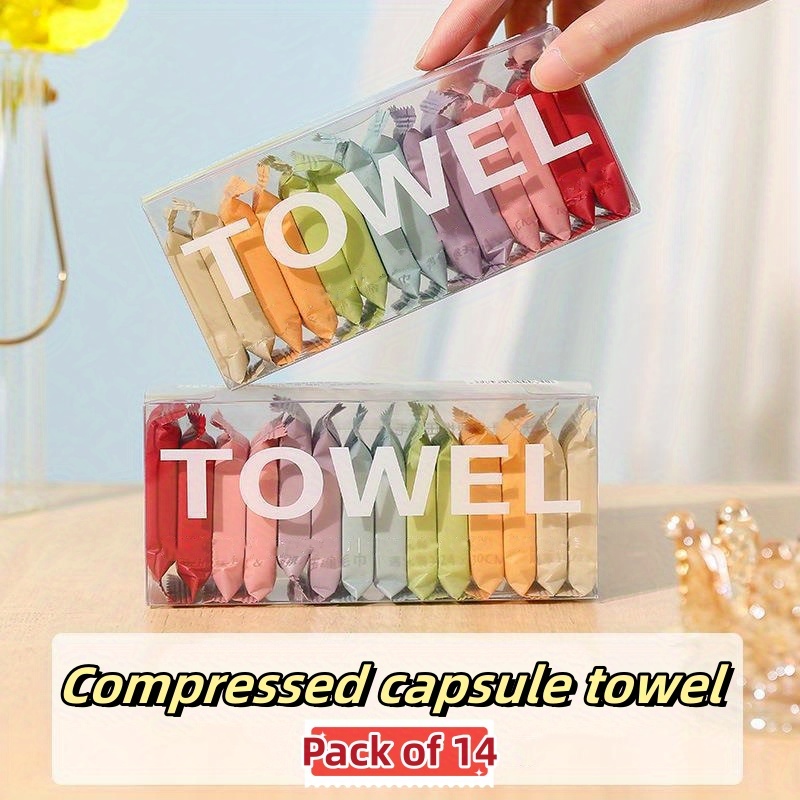 

2 Boxes Of Disposable Compressed Towels, Portable Compressed Towel Sheets, Travel Towels, Superabsorbent Towels For Travel, Towels Suitable For Outdoor Camping And Hiking, Christmas Gifts