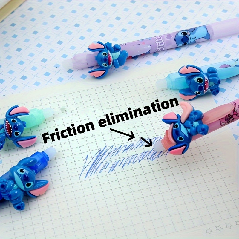 authentic authorization, 36 erasable blue resin press pens 0.5mm cartoon writing pens student learning stationery prizes, cute pens, pens for writing, erase able pen, pens for, colored pens, writing tools, study essentials, fun stationery,   writing tools, smooth writing, durable plastic, retractable pen, fine tip pen, push-button neutral pen, creative writing, school supplies, pen for writing Product details 2