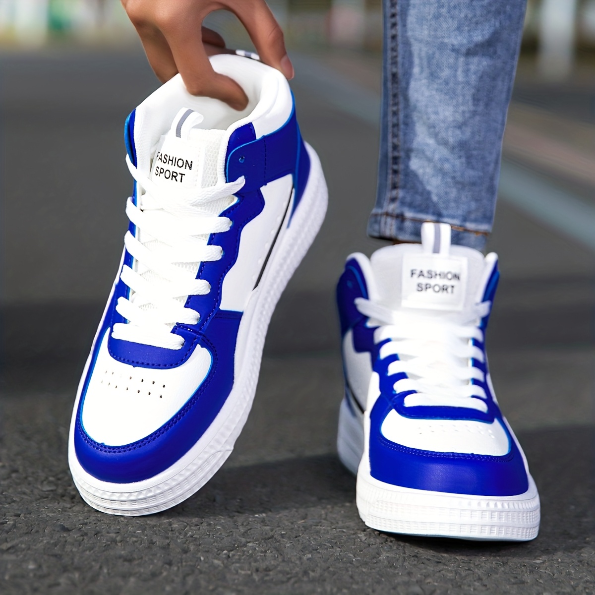 Men's & Women's High-Top Sneakers, Platform Shoes