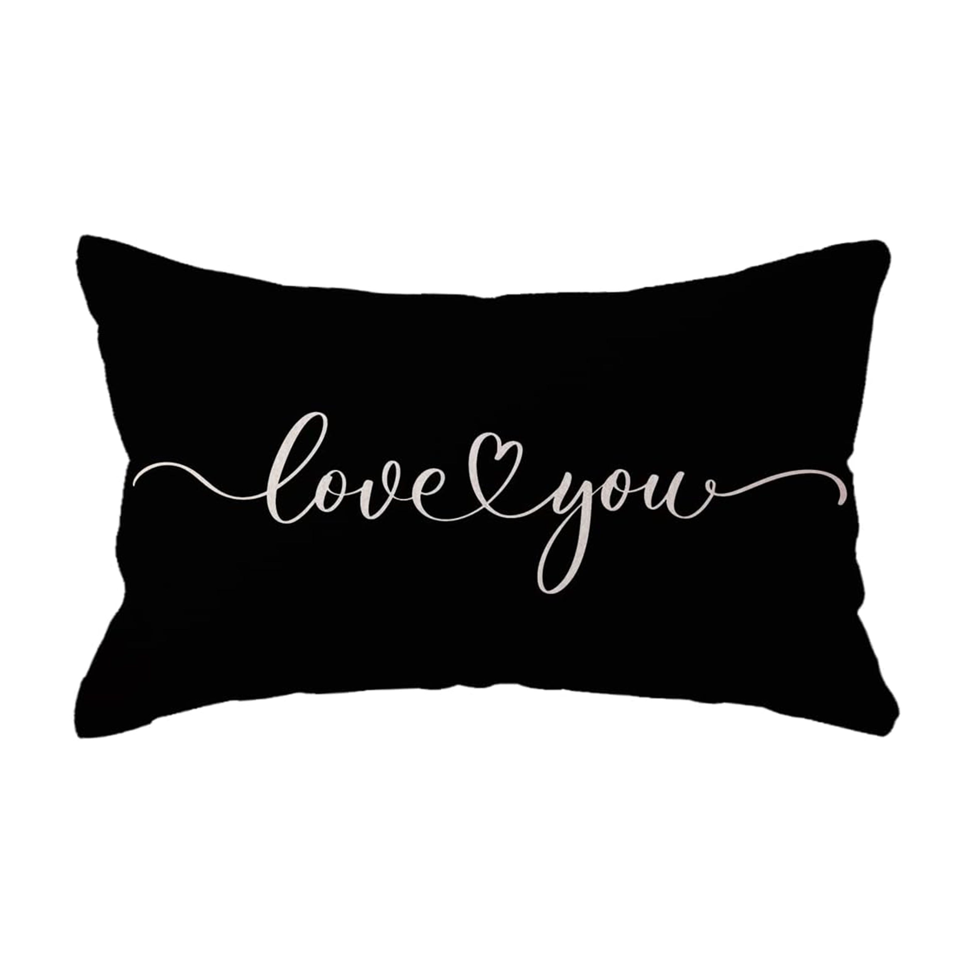TEMU A Set Of Covers That Say 'love You' For Valentine's Day, Where Delicately In . It Features Single-sided Printing, Does Not Pillow Inserts, Made