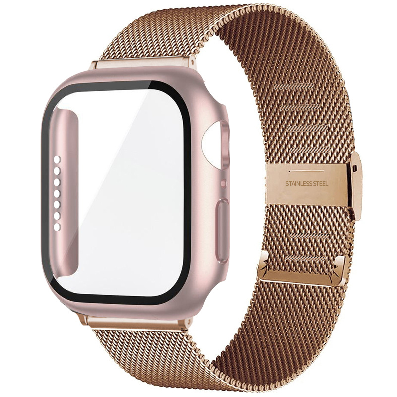 E-shop Kompatibel mit Apple Watch Milanese Loop Band mit Metallarmband - Verstellbarer IC-Verschluss, Kompatibel mit iWatch