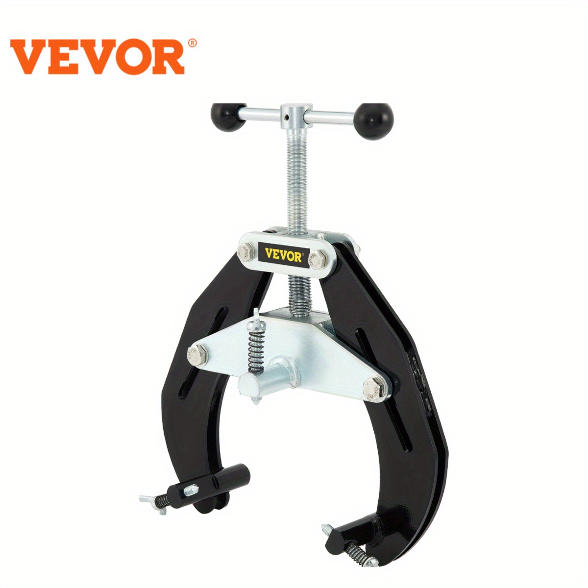 

Vevor Pipe Clamp, 2 To 6 In, High Strength Acting Screws, Steel Pipe Alignment Tool With Lightweight Design, Black