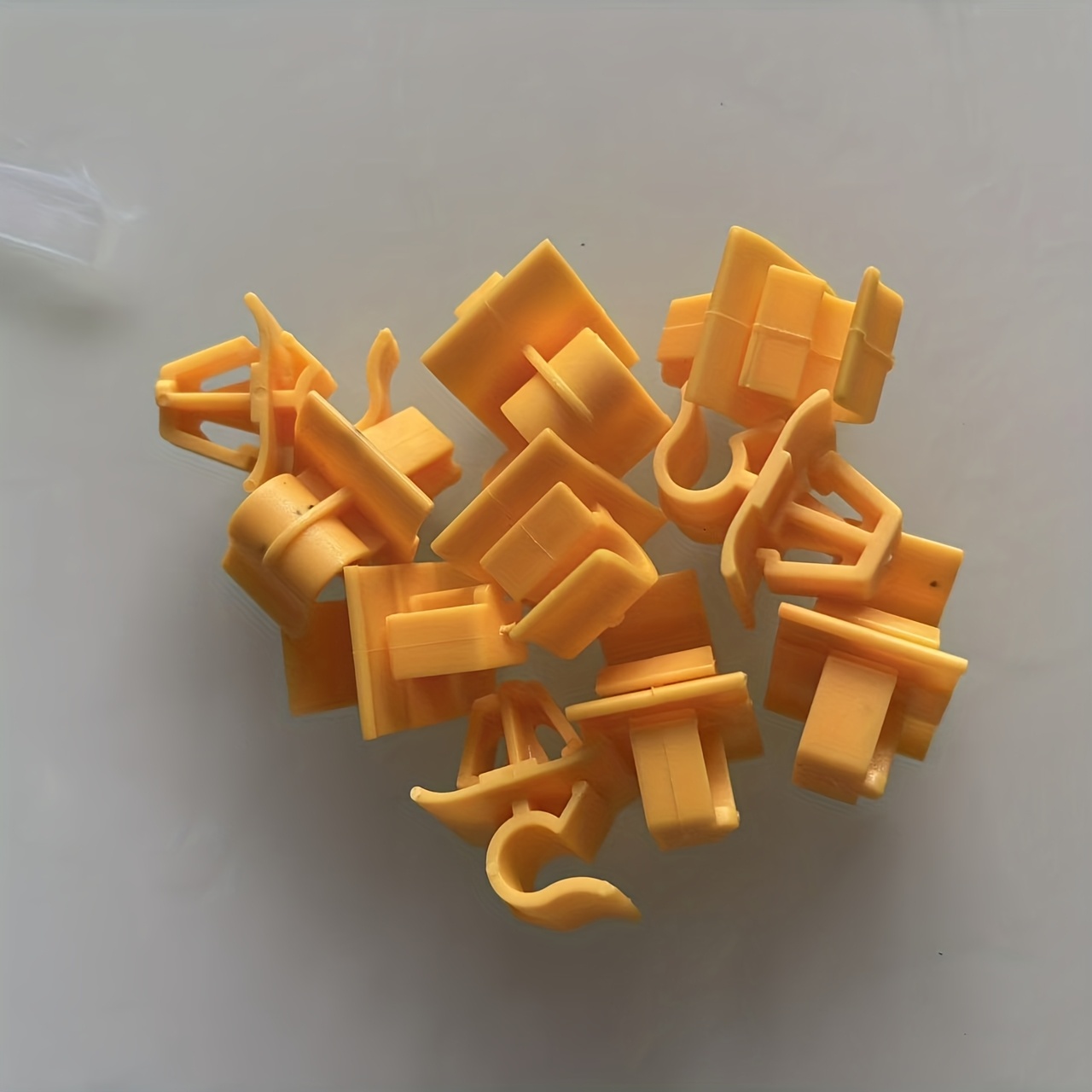 TEMU Lot de 10 loquets de capot jaunes de haute qualité/Convient pour les loquets de fixation de support de capot moteur de voiture Volkswagen