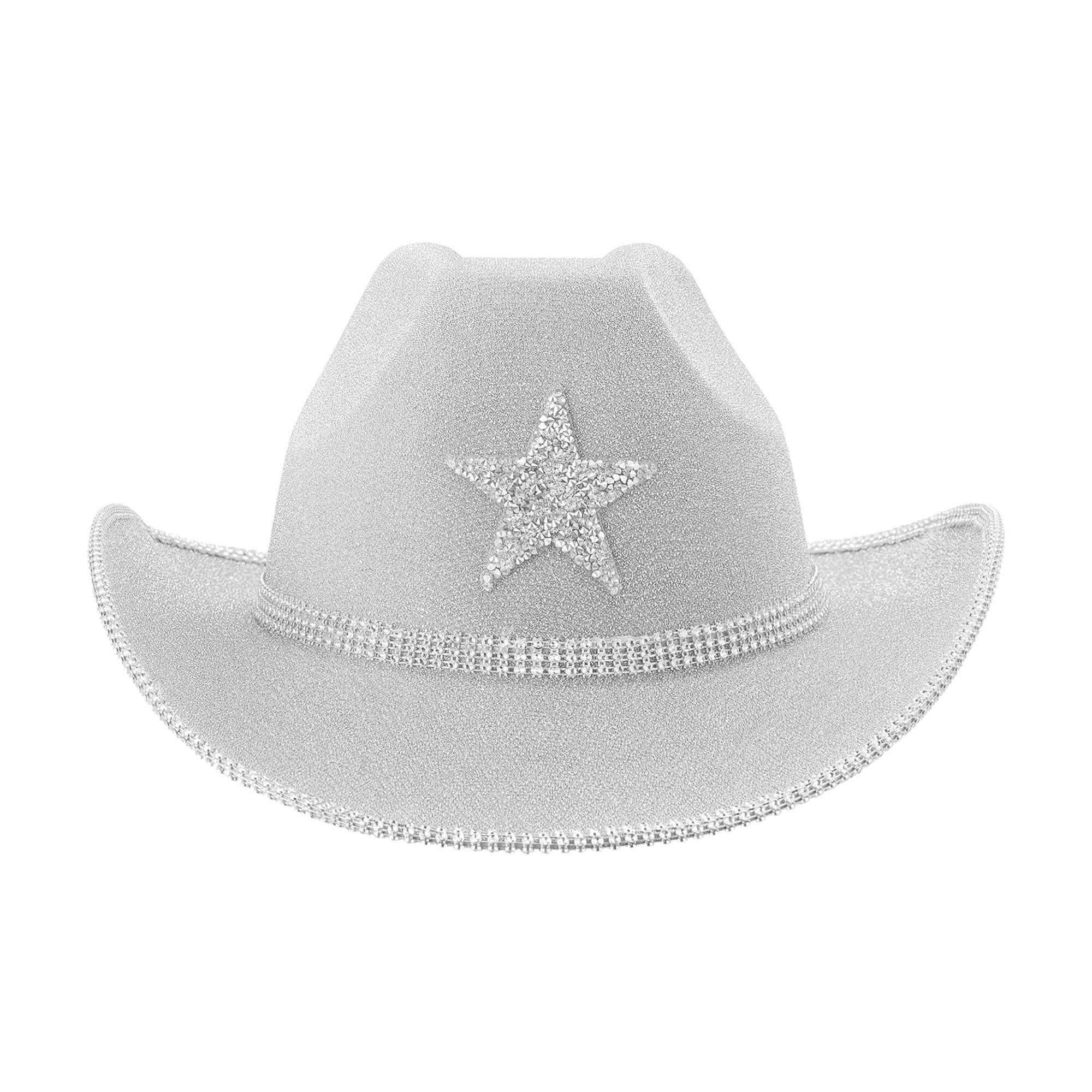 sparkly cowgirl hat fedora hats wedding cap Temu