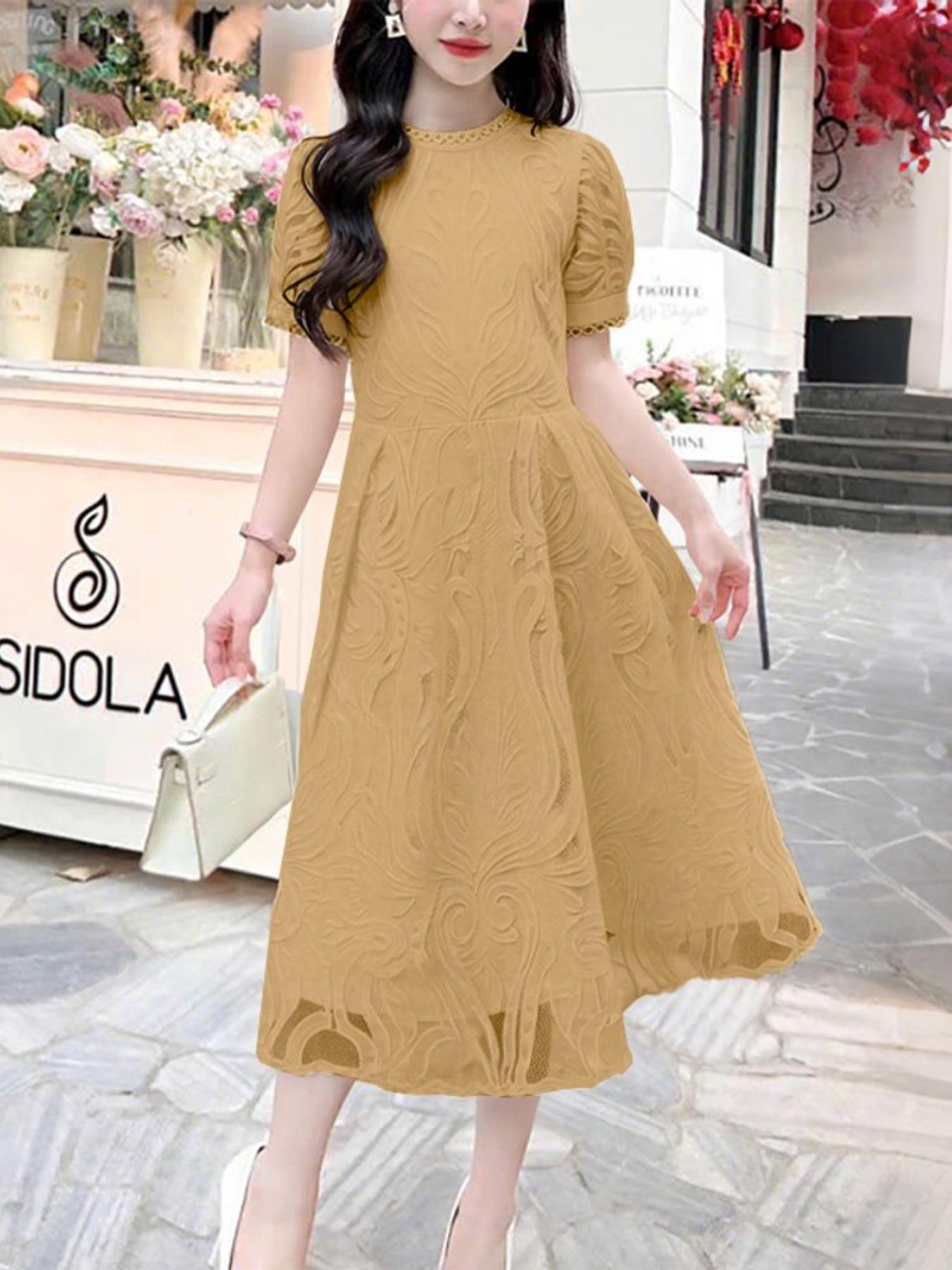 dress korean style sold on Temu United States