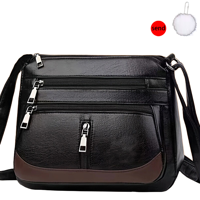 TEMU Men's Shoulder Bag - [1 Bag 1 Pendant] Spring And Summer Unisex Men's And Women's Shoulder Crossbody Bag With Multiple Pockets, Suitable For