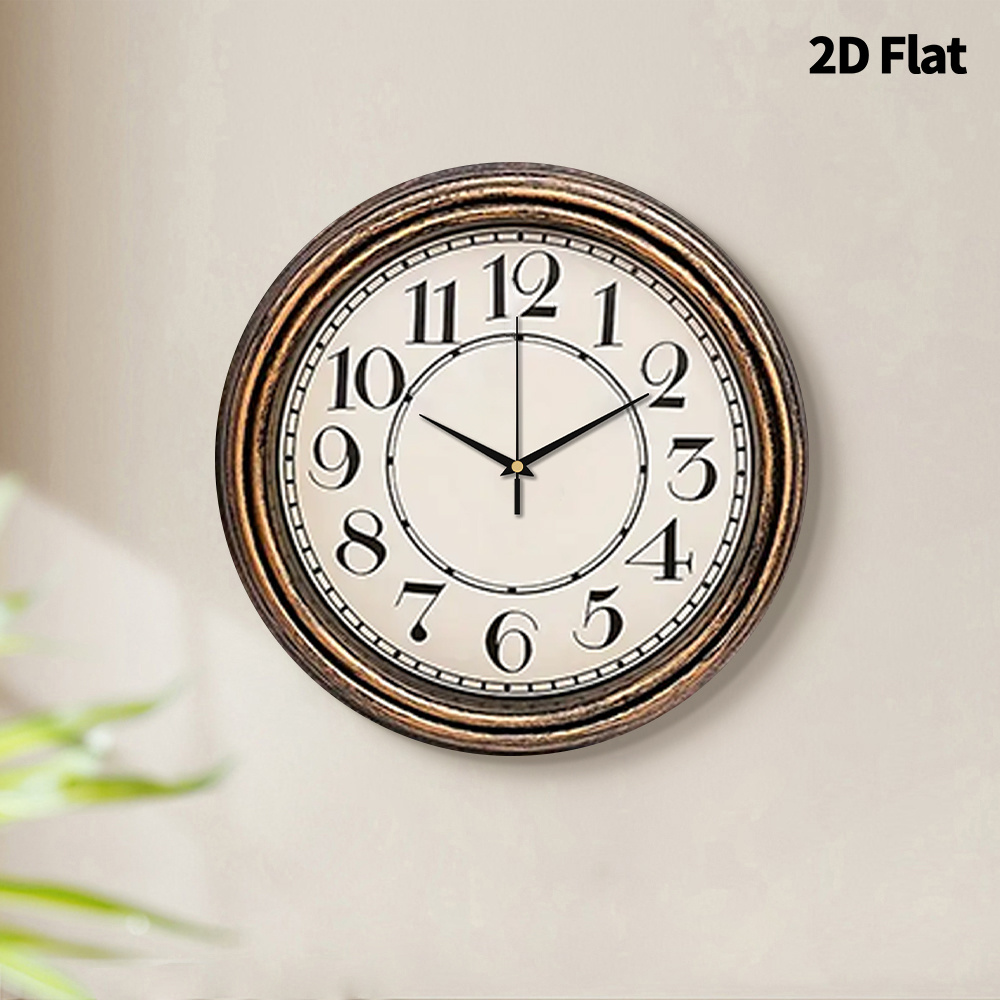 1pc reloj de pared so con cara minimalista moderno vintage