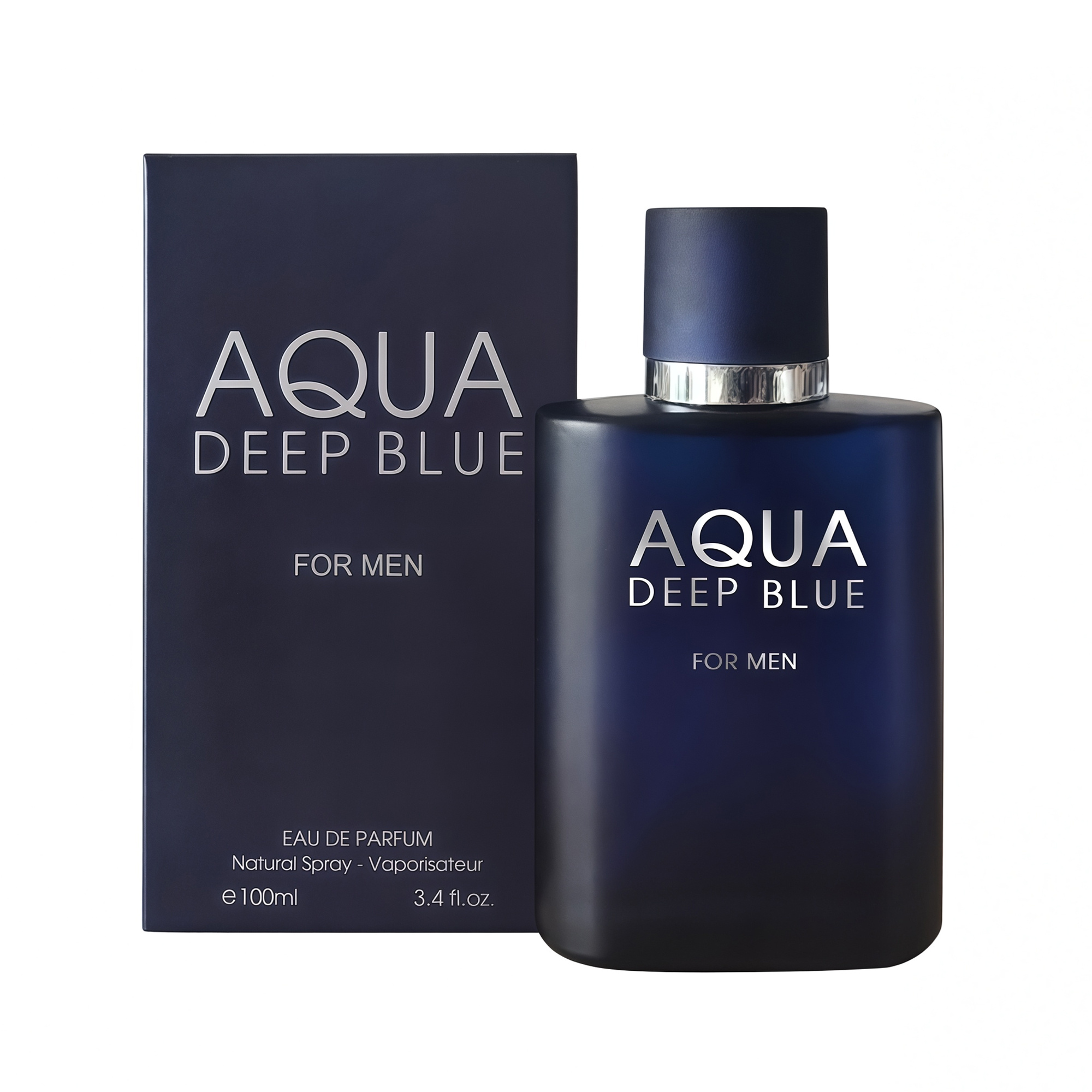 TEMU Blue Eau De Parfum For Men, 3.4fl.oz (100ml), Fresh Aquatic Cologne, Citrus Aromatic Men's Fragrance With , Lavender, Sage & Smoky Cedar Notes,