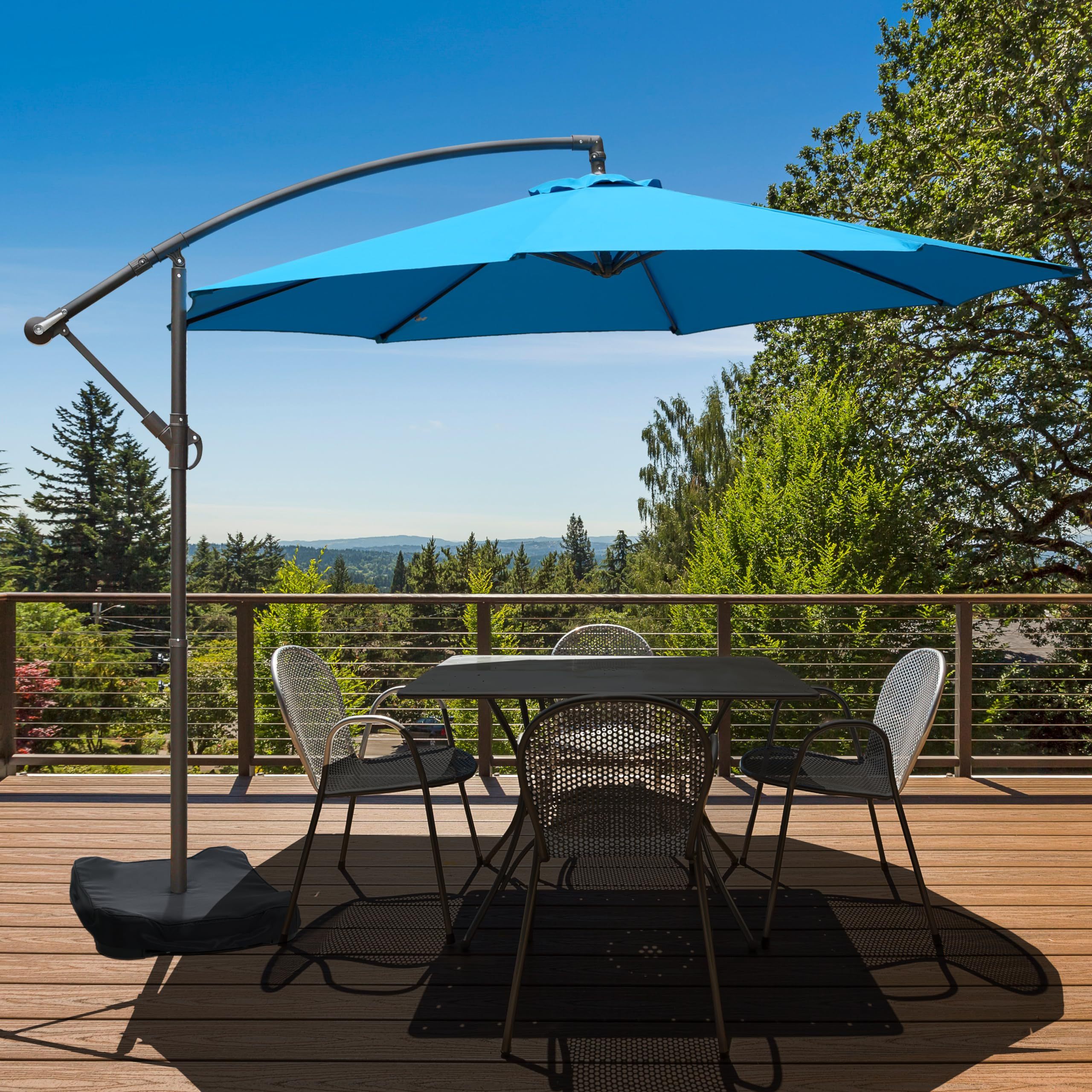 11' patio umbrella with lights 11' Designer Umbrella