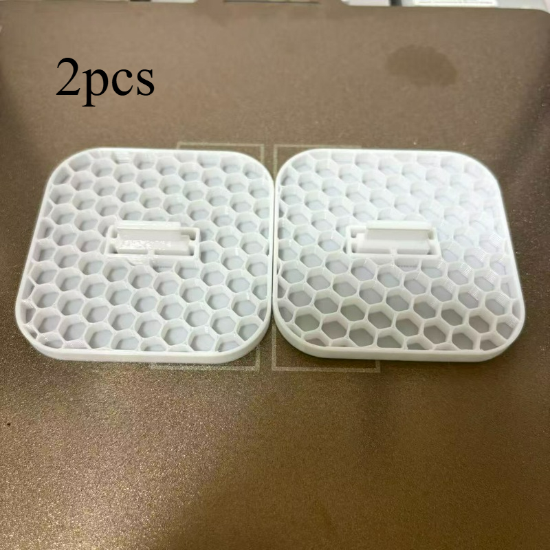 TEMU 2pcs Button Quail Feeding Tray, Chick Anti-scattering Feeder, Grid Design Anti-scratch Food Dish, Small Pet Brooding Feeding Plate For Bird Cage